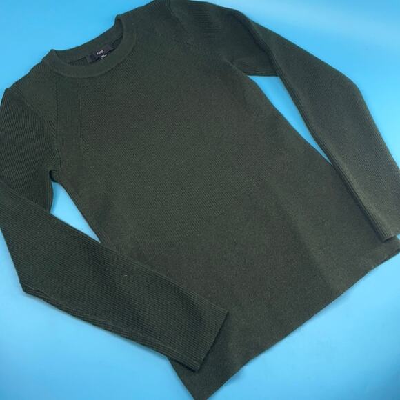 Fate Women's Green Long Sleeve Crew Neck Pullover Sweater Size XS - Picture 1 of 4